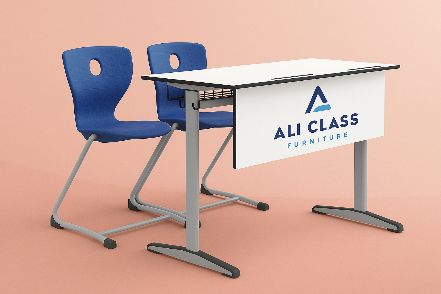 çift kişiliköğrenci sırası Ahşap kompakt